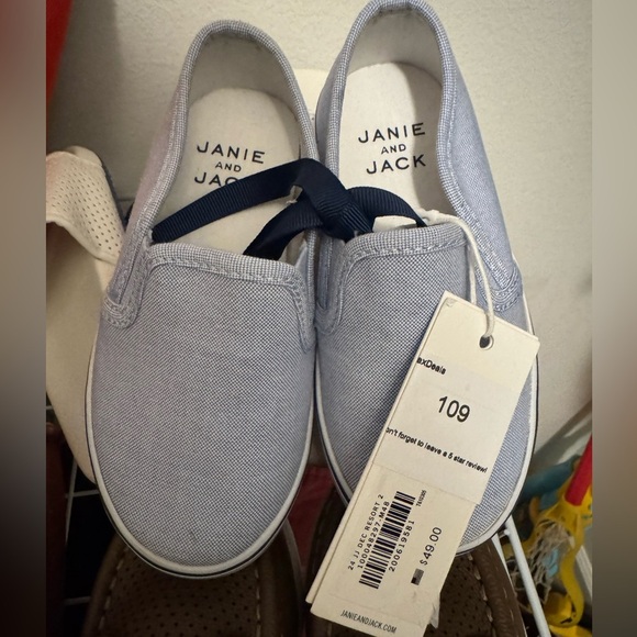 Janie & Jack Slip on Sneaker - Picture 1 of 3